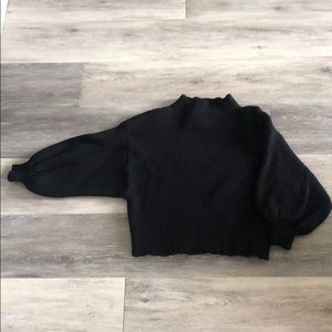 Line + Dot Black Sweater